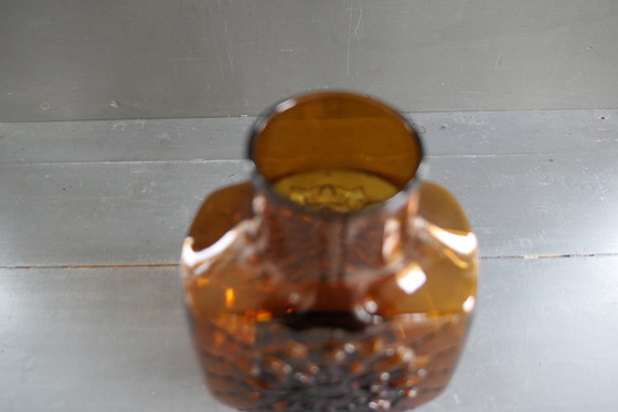 Image 1 of Vaso vintage in vetro a raggiera di Empoli