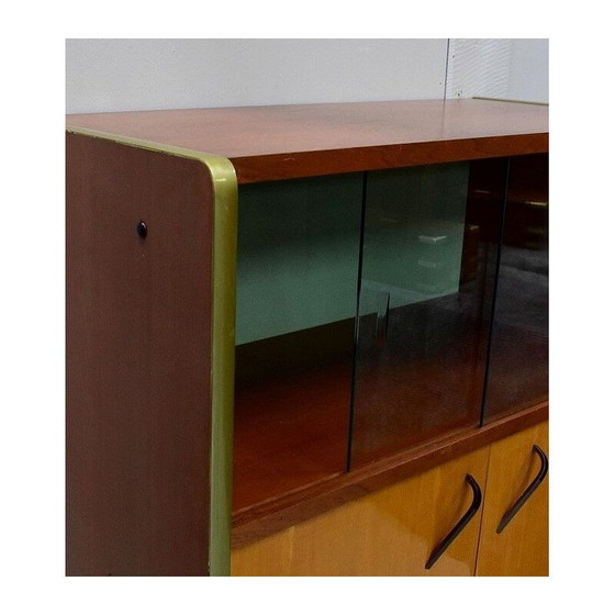 Image 1 of Mobili vintage in mogano biondo e frassino chiaro, 1950