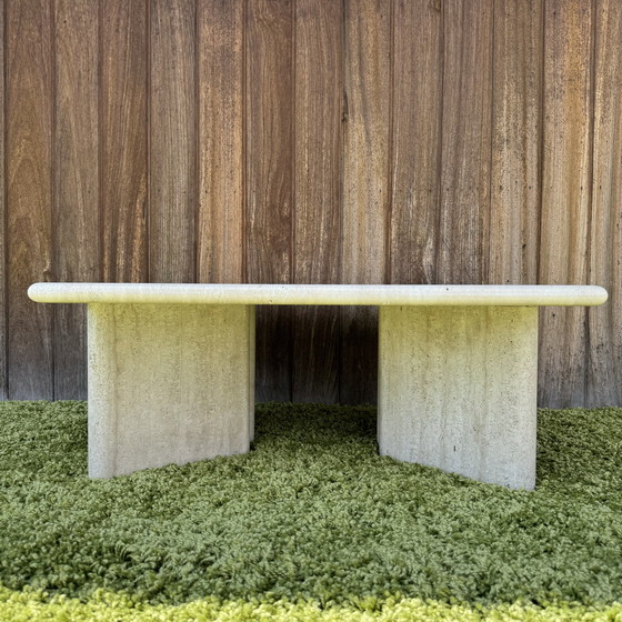 Image 1 of Travertine Coffee Table