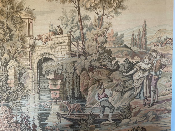 Image 1 of Arazzo panoramico francese dei primi del XX secolo