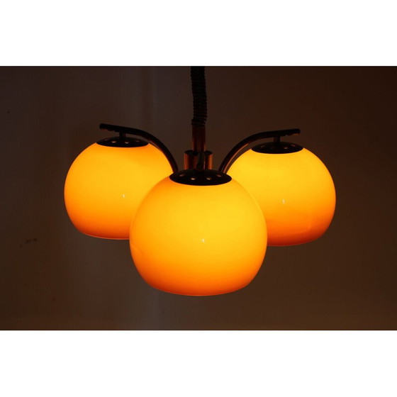Image 1 of Vintage plastic chandelier, Czechoslovakia 1970