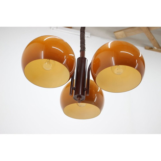 Image 1 of Vintage plastic chandelier, Czechoslovakia 1970