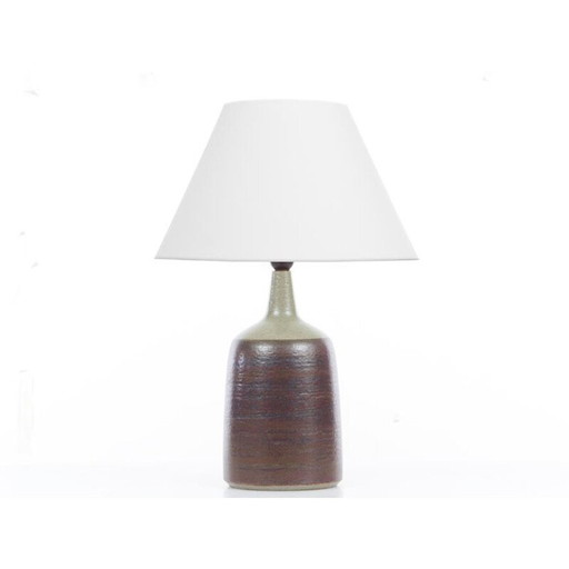 Scandinavian vintage ceramic lamp by Peter Linnemann-Schmidt for Palhus, 1950
