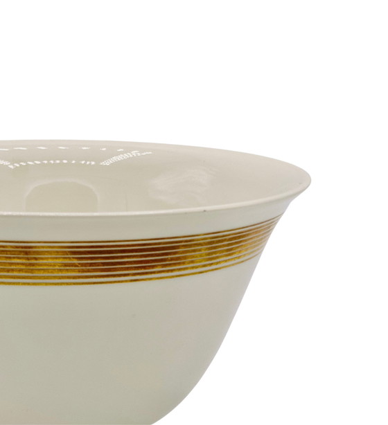 Image 1 of Ciotola/vaso in porcellana Forma Hallesche Design: Marguerite Friedländer-Wildenha Decoro 'Goldring': Trude Petri, Kpm B