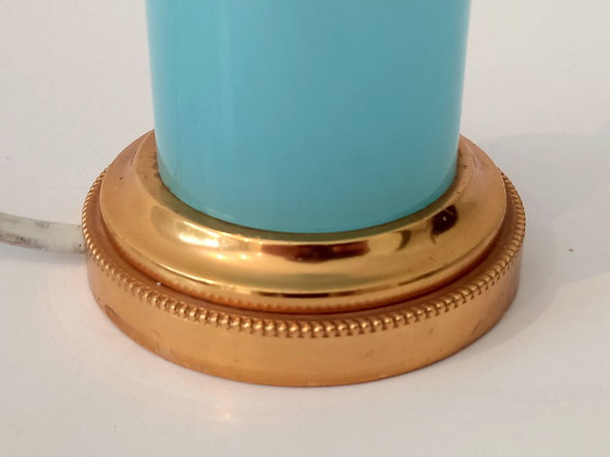 Image 1 of Table Lamp Opaline Veritable France