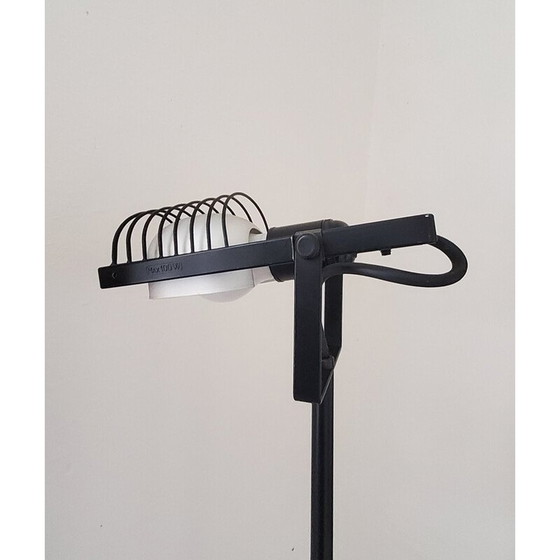 Image 1 of Vintage "Sintesi Terra" floor lamp in black lacquered metal by Ernesto Gismondi, 1970