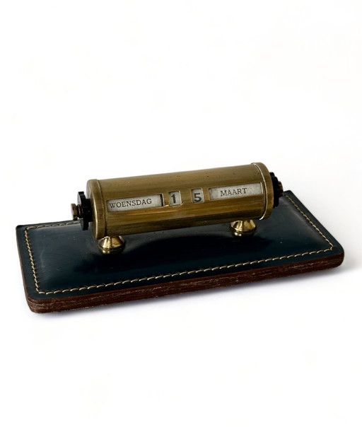 Thermomètre lanterne et calendrier perpétuel art déco décoration vintage