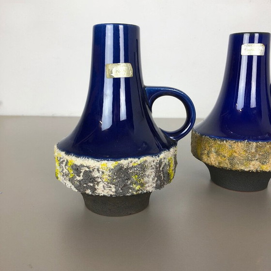 Image 1 of Set of 3 vintage ceramic vases by Heinz Siery for Carstens Tönnieshof, Germany 1970