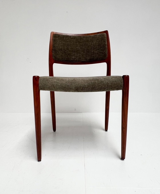 Image 1 of Unique Set (4) Niels Möller Model 80 Chairs, 1960'S