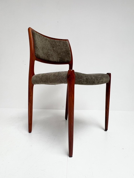 Image 1 of Unique Set (4) Niels Möller Model 80 Chairs, 1960'S