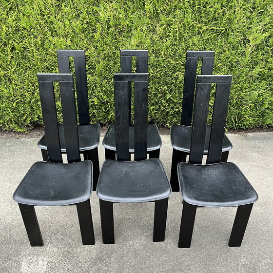 Image 1 of 6x Pietro Constantini dining chairs