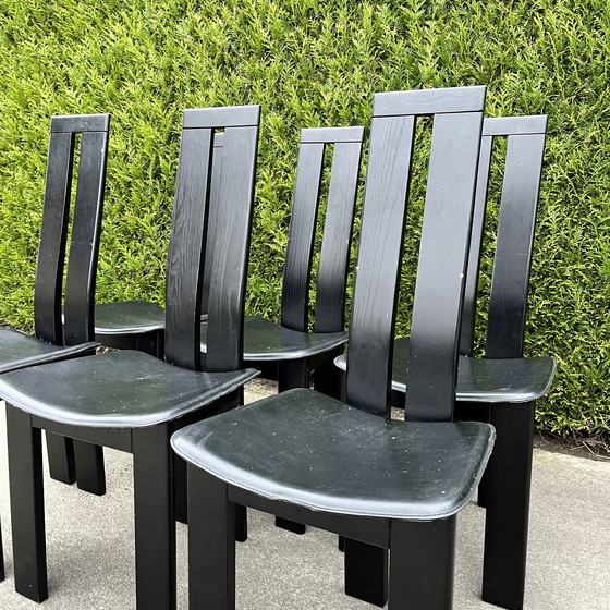 Image 1 of 6x Pietro Constantini dining chairs