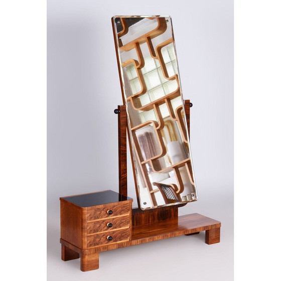 Image 1 of Toletta Art Déco vintage in noce, Cecoslovacchia 1920