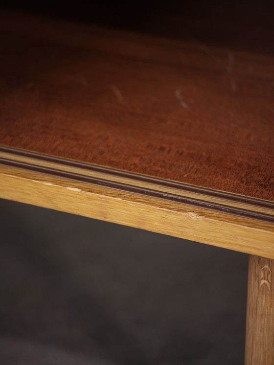 Image 1 of Armoire à portes coulissantes buffet chêne danois vintage