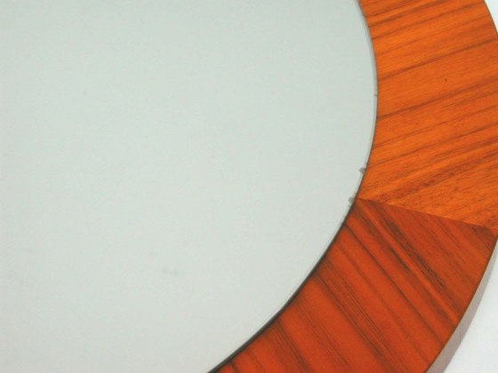 Image 1 of Specchio da parete vintage in teak scandinavo di metà secolo