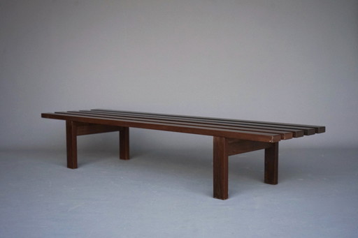 Bz81 Slatted Bench By Martin Visser For 'T Spectrum, The Netherlands, 1965