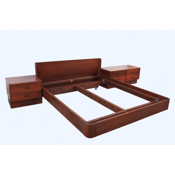 Image 1 of Vintage daybed in rosewood veneer, Italy 1960