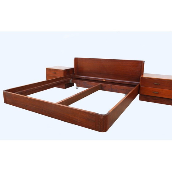 Image 1 of Vintage daybed in rosewood veneer, Italy 1960