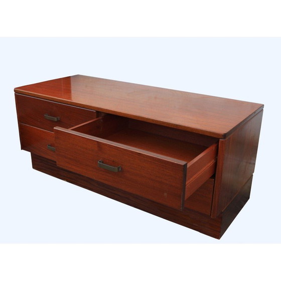 Image 1 of Vintage daybed in rosewood veneer, Italy 1960