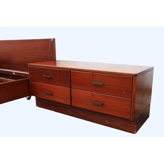 Image 1 of Vintage daybed in rosewood veneer, Italy 1960