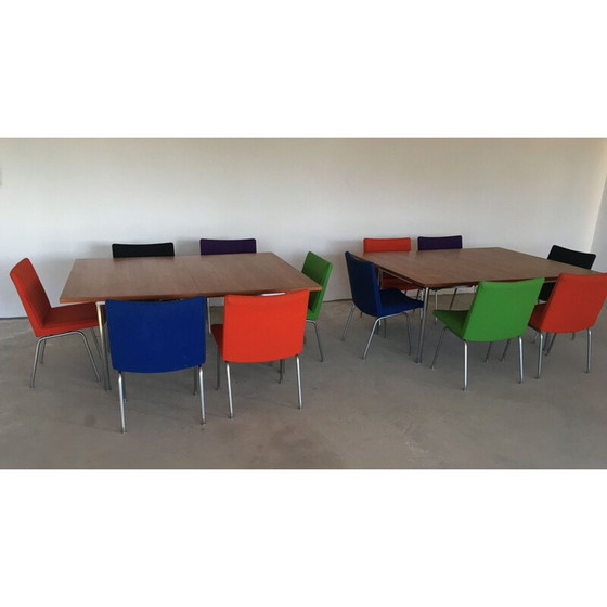 Image 1 of Coppia di set da pranzo vintage in teak di Hans Wegner per Andreas Tuck e Ap Stolen, Danimarca