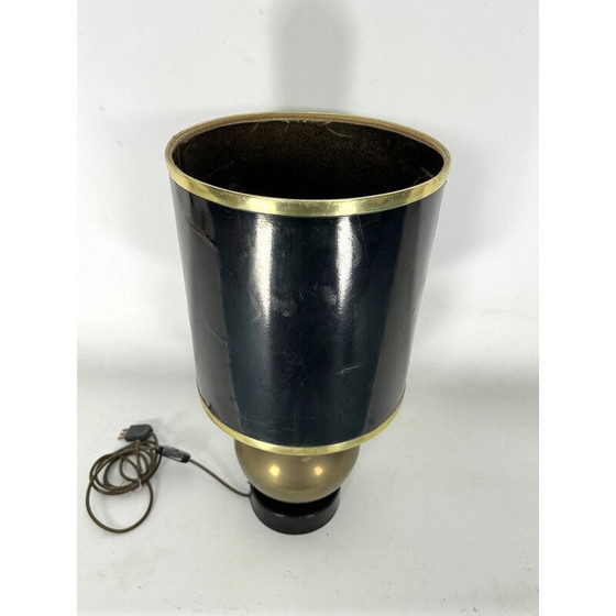 Image 1 of Lampada da tavolo vintage a sfera in ottone, Italia 1970