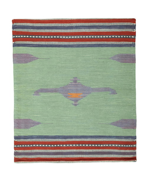 Kilim de diseño tejido a mano – 98 x 83 cm