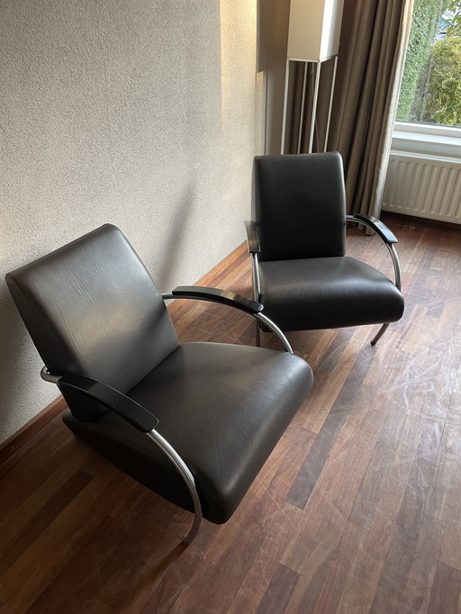 2 Gelderland Armchairs Model 5470 Design Jan Des Bouvrie