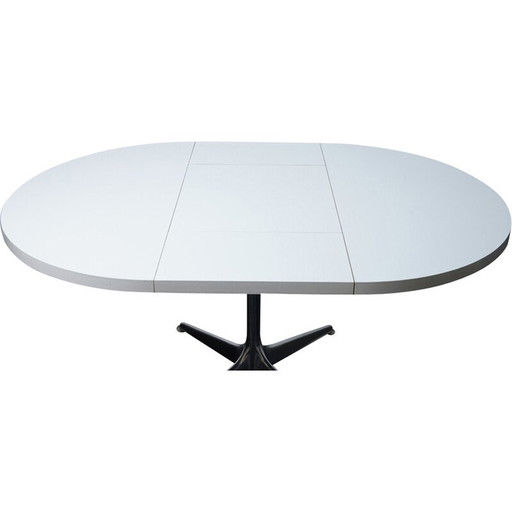 Vintage aluminum and formica dining table by Horst Brüning for Cor, Germany 1970