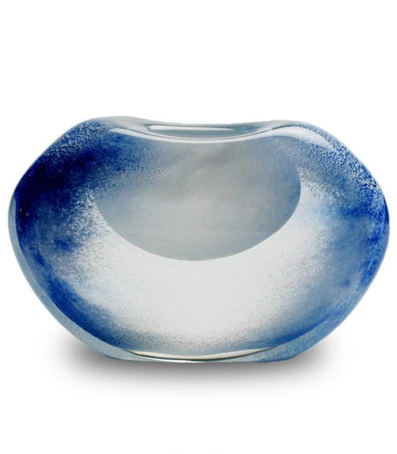 Image 1 of Winter In Icy Blue Skay | 3 Dimentional Glass  Object