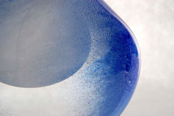 Image 1 of Winter In Icy Blue Skay | 3 Dimentional Glass  Object