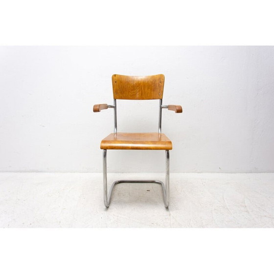 Image 1 of Vintage tubular desk chair by Mart Stam for Kovona, 1950s