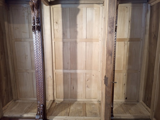 Image 1 of Antique Renaissance Style Wardrobe, 1890S