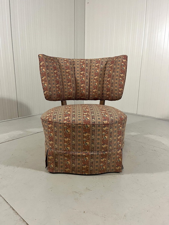 Image 1 of Armchair Cocktail Chair In Otto Schulz Style 1950'S