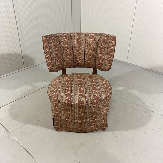Image 1 of Armchair Cocktail Chair In Otto Schulz Style 1950'S
