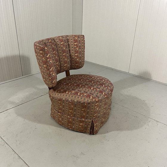 Image 1 of Armchair Cocktail Chair In Otto Schulz Style 1950'S