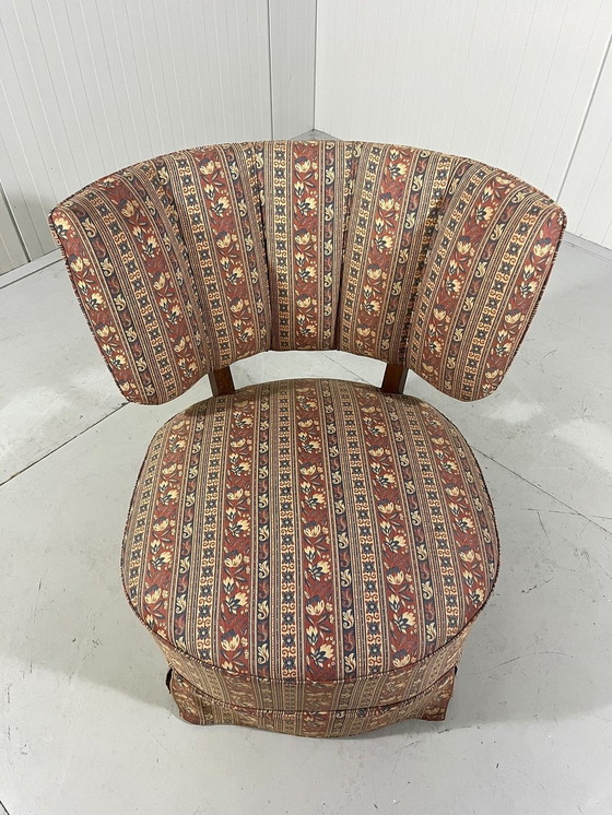 Image 1 of Armchair Cocktail Chair In Otto Schulz Style 1950'S
