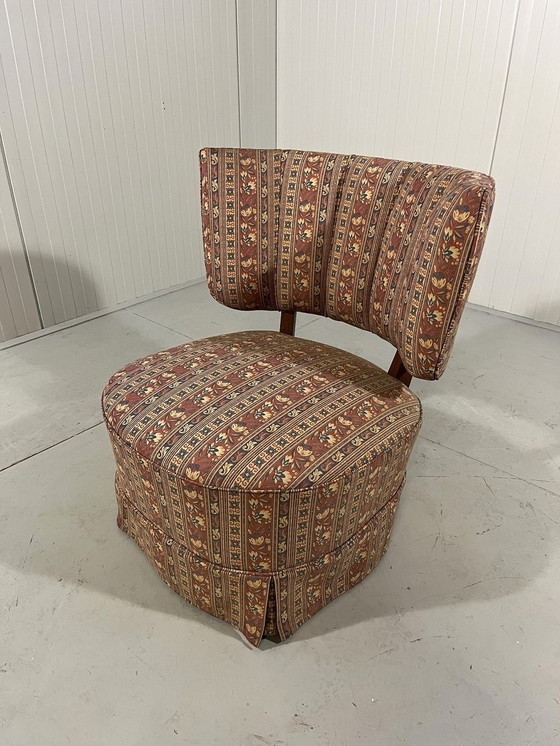 Image 1 of Armchair Cocktail Chair In Otto Schulz Style 1950'S