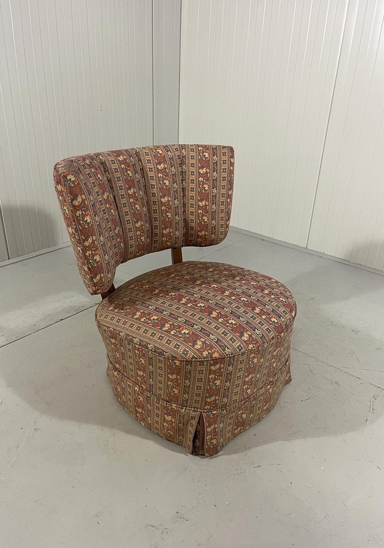 Image 1 of Armchair Cocktail Chair In Otto Schulz Style 1950'S