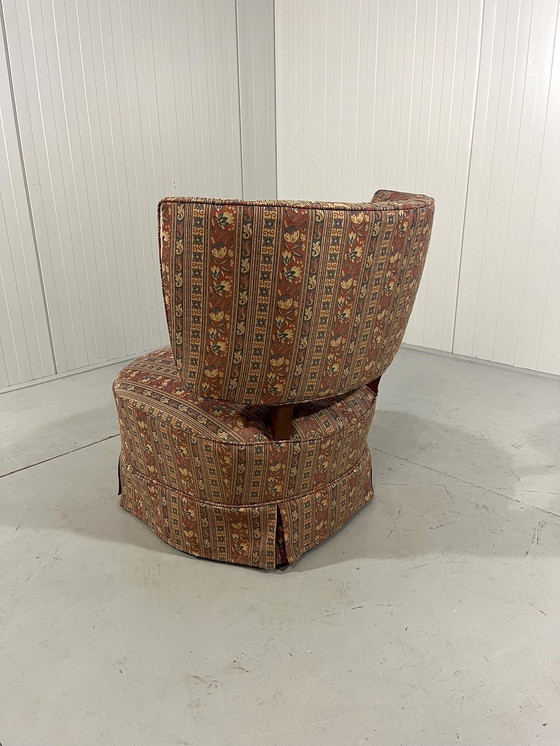 Image 1 of Armchair Cocktail Chair In Otto Schulz Style 1950'S