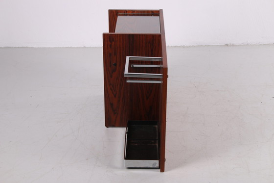 Image 1 of Vintage wall unit with shoe rack and umbrella stand from the 1960s