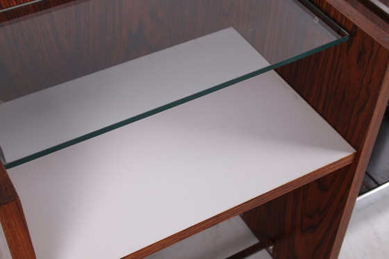 Image 1 of Vintage wall unit with shoe rack and umbrella stand from the 1960s