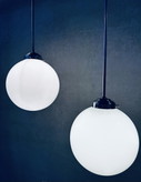 8 lámparas colgantes Art Déco