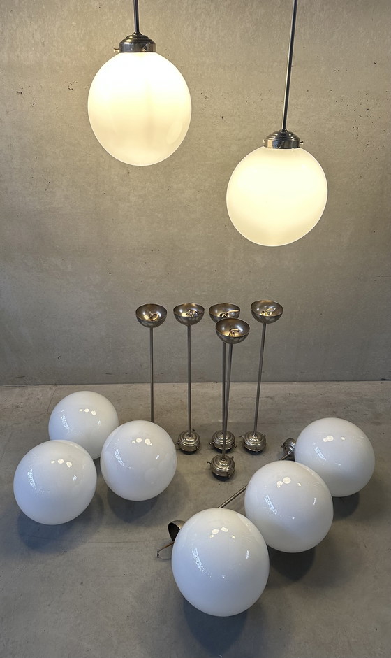 Image 1 of 8x Art deco pendant lights