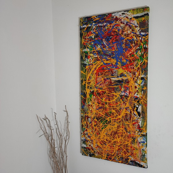 Image 1 of Xxl Art Painting Art Design Acrylic On Canvas Canvas