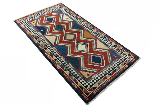 Hand-knotted Nomadic Gabbeh Rug - 192 X 101 Cm