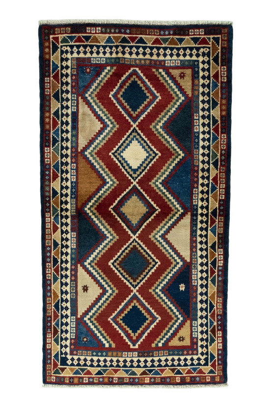 Image 1 of Hand-knotted Nomadic Gabbeh Rug - 192 X 101 Cm