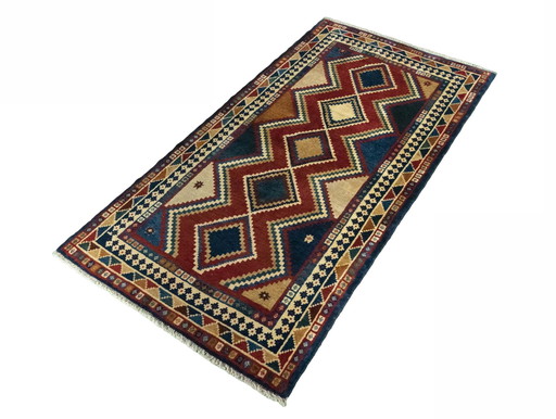 Hand-knotted Nomadic Gabbeh Rug - 192 X 101 Cm