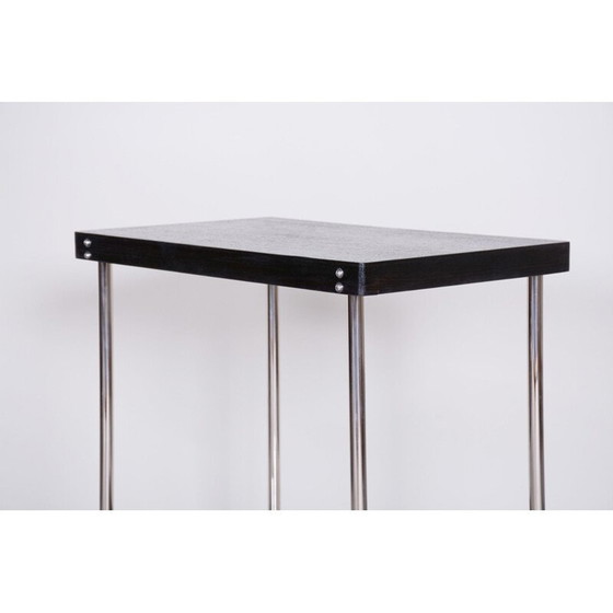Image 1 of Vintage black side table by Robert Slezak, 1930