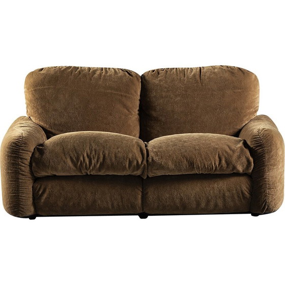 Image 1 of Vintage 2-seater sofa by Arrigo Arrigoni for Busnelli S.p.a, Italy 1970